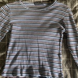 brady melville striped long sleeve shirt